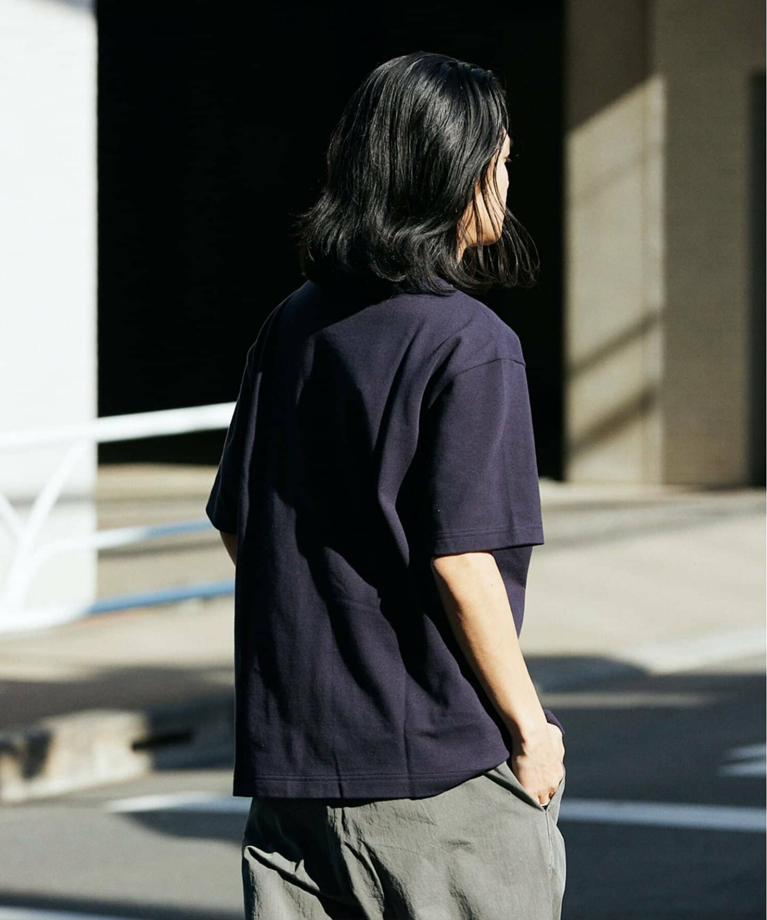 LACOSTE * JS / 別注 HEAVY PIQUE C/N Tシャツ
